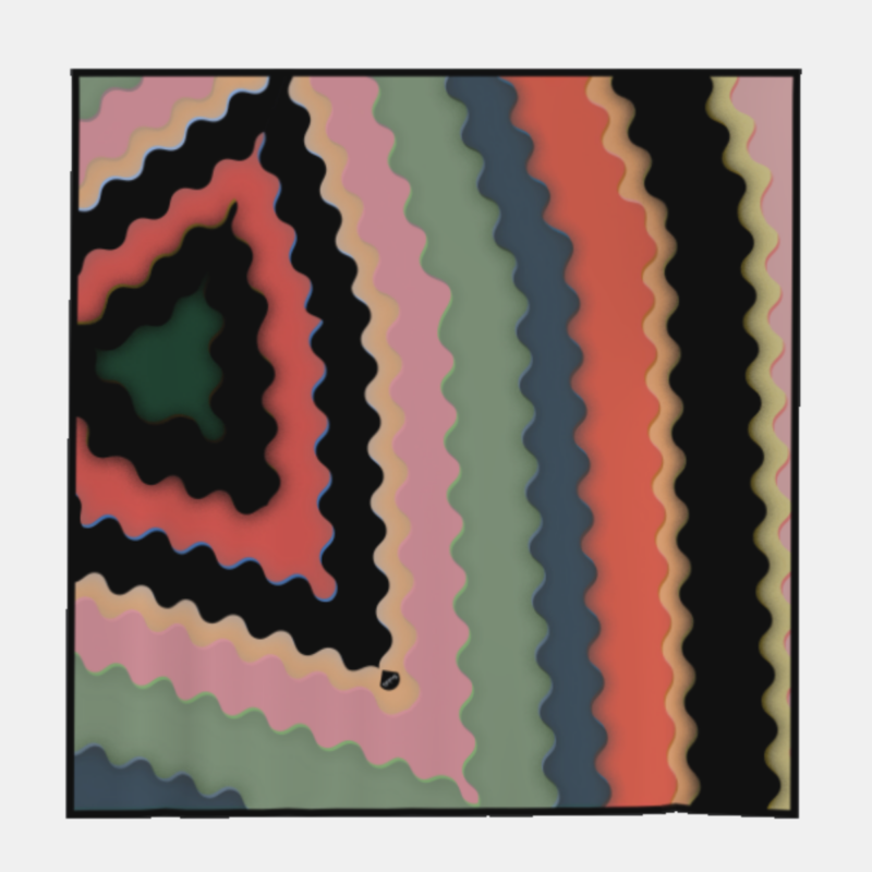 Foulard Grand Foulard Ultra Sottsass Wool