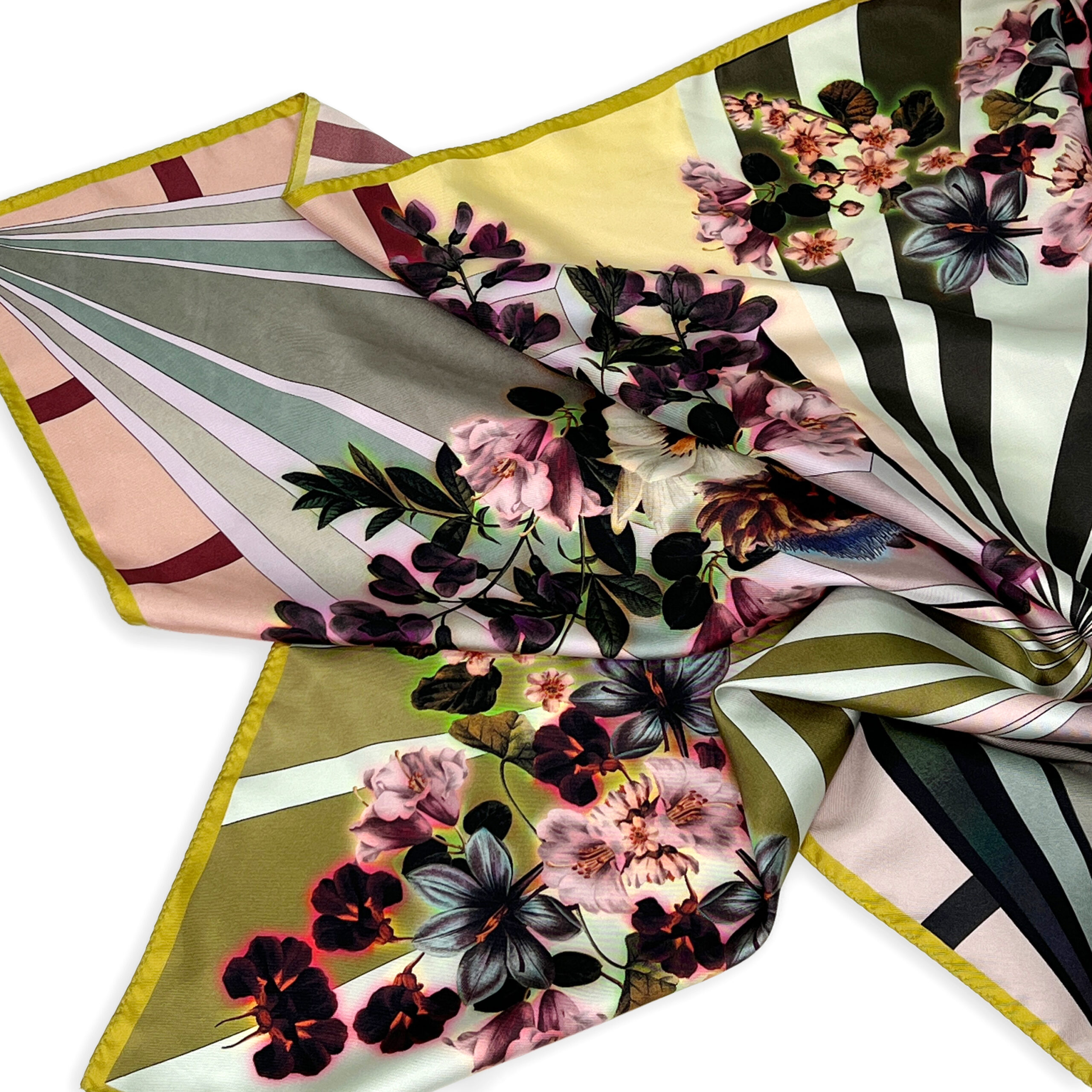 Thumbnail Zwei, Foulard Grand Foulard FLOWERGALAXIS Opal